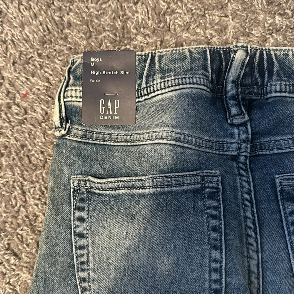 NWOT Boys Gap Denim High Stretch Slim, Size M